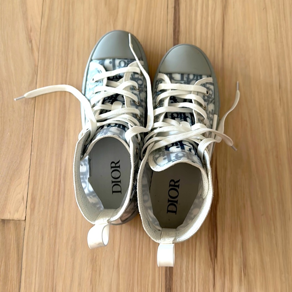 Dior ghost high top sneakers